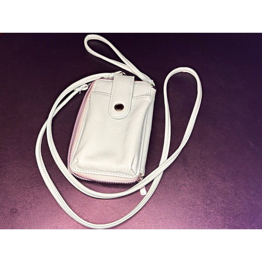 RFID Crossbody Phone Wallet Mint Green Cell Phone Purse Organizer Card Holder